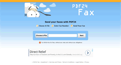 Desktop Screenshot of faxout.pdf24.org