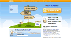 Desktop Screenshot of de.pdf24.org